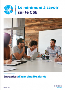 Livret UNSA 2026 / Le CSE dans les entreprises d'au moins 50 salariés